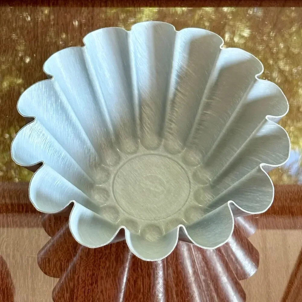 Vintage Tefal France Fluted Mold Aluminum Brioche Cake Mold 7.5 Inch